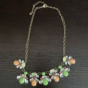 LOFT - floral statement necklace